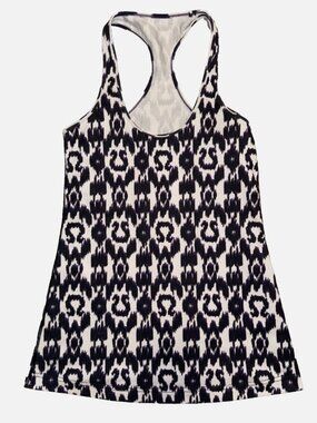 Lululemon Cool Racerback Tank (CRB)-Size 6-IKAT Logo Print